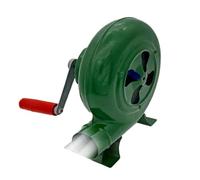 JOUFNING Soffiatore d'Aria Manuale per Barbecue Iron Gear, Eccitatore Portatile per Fiamma A Carbone, Barbecue con Manovella, per Campeggio, Escursioni, da 80 W A 350 W(150W)