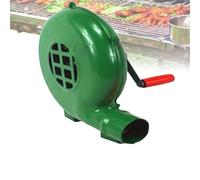 JOUFNING Soffiatore d'Aria per Barbecue A Manovella Blacksmith Forge - Ventilatore Manuale per Uso Domestico, Accendifuoco per Griglia di Cottura, con Attrezzo A Manovella(80W)