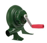 JOUFNING Soffiatore d'Aria per Barbecue A Manovella, Ventilatore A Manovella per Cucinare All'aperto, Pala in Metallo, Soffietto per Barbecue, Accessori per Fornelli da Campeggio(250W)