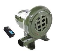 JOUFNING Soffiatore Elettrico A velocità Variabile 220V - Soffiatore per Barbecue Ventilatore Centrifugo, Soffiatore per Barbecue Elettrico con Governatore, per Campeggio/Picnic(100W)