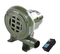 JOUFNING Soffiatore Elettrico A velocità Variabile 220V - Soffiatore per Barbecue Ventilatore Centrifugo, Soffiatore per Barbecue Elettrico con Governatore, per Campeggio/Picnic(370W)