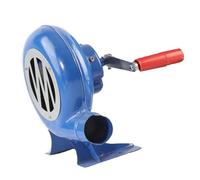 JOUFNING Soffiatore Manuale per Barbecue Iron Gear, Accendifuoco A Carbonella per Piccoli Elettrodomestici, Ventilatore Manuale per Popcorn Iron Gear, per Campeggio All'aperto(300W)