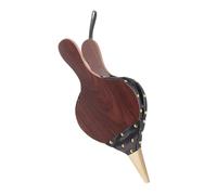 JOUFNING Soffiatore Manuale per Barbecue - Soffietto con Decorazioni Dorate, Ventilatore Portatile per Barbecue, Accendifuoco per Griglia, Eccitatore di Fiamma