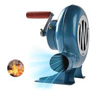 JOUFNING Soffiatore per Barbecue - Ventilatore per Forgia da Fabbro A Manovella, Popcorn Ventola Manuale, Aeratore per Barbecue Manuale di Cottura, Accendino A Carbone(200W)