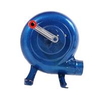 JOUFNING Soffiatore per Barbecue - Ventilatore per Forgia da Fabbro A Manovella, Popcorn Ventola Manuale, Aeratore per di Cottura, Accendino A Carbone, Ingranaggi in Ferro(200W)