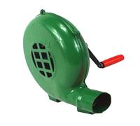 JOUFNING Soffiatore per Forgia A Carbone Raffreddamento Rapido A Bassa Rumorosità, Piccolo Ventilatore da Fabbro, Accendifuoco Portatile per Barbecue, Pala in Metallo, con Manovella(120W)