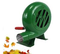 JOUFNING Soffiatori Portatili A Manovella per Barbecue, Soffiatore Manuale Ad Alta Resistenza, Soffietto per Barbecue da Esterno, Pala in Metallo per Ventilatore, per Campeggio(80W)