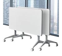 JOUFNING Tavolo Pieghevole - Tavoli Pieghevoli Per Sale Conferenze, Tavoli Mobili Per Seminari, Riunioni Dinamiche E Formazione, Scrivania Grande Per Uffici E Aule(140X60X75CM)