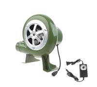 JOUFNING Ventilatore Centrifugo Elettrico per Barbecue da 220 V - Mini A Pompa con Regolatore, per Fucina Fabbro A velocità Variabile, Strumento per Cucinare All'aperto(40W)