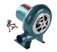 JOUFNING Ventilatore Centrifugo per Barbecue - Ventilatore Elettrico da 12 V per Fucina con Regolatore, Ventilatore con Pompa A velocità Variabile, Accendifuoco Compatto(No Regulator,60W)