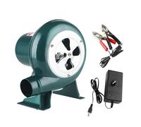 JOUFNING Ventilatore Centrifugo per Barbecue - Ventilatore Elettrico da 12 V per Fucina con Regolatore, Ventilatore A Pompa con velocità Variabile, Accendifuoco Compatto(with Regulator,30W)