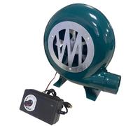 JOUFNING Ventilatore Elettrico A velocità Variabile 220V con Regolatore, Ventilatore per Camino Barbecue, Ventilatore Centrifugo per Barbecue, per Campeggio Picnic attività All'aperto(40W)