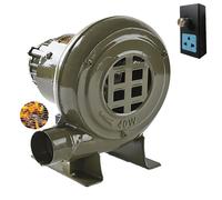JOUFNING Ventilatore Elettrico per Barbecue, Ventilatore Centrifugo per Barbecue da 220 V, Soffiatore d'Aria Commerciale Compatto Ed Efficiente dal Punto di Vista Energetico(100W)