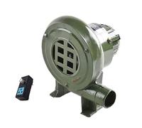 JOUFNING Ventilatore Elettrico per Fucina da Fabbro, Ventilatore Centrifugo in Ghisa da Esterno 220 V, Ventilatore Portatile per Castello Gonfiabile, per Campeggio/Picnic, Attrezzo(80W)