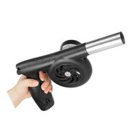 JOUFNING Ventilatore Elettrico Portatile per Barbecue, Soffiatore d'Aria per Carbone E Fiamma da 12 V, Assistente per Cucinare Durante Picnic All'aperto, Soffiatore d'Aria