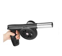 JOUFNING Ventilatore Elettrico Portatile per Barbecue, Soffiatore d'Aria per Carbone E Fiamma da 12 V, Accendifuoco per Grill, per Fuochi Rapidi, Accessori per Campeggio Cucina