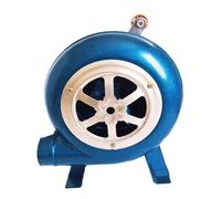 JOUFNING Ventilatore Manuale per Forgia Ad Alta Resistenza - Ventilatore Manuale per Popcorn Iron Gear, Piccolo Soffiatore d'Aria per Barbecue, Accenditore di Fiamma A Carbone(200W)