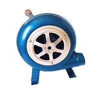 JOUFNING Ventilatore Manuale per Forgia Ad Alta Resistenza - Ventilatore Manuale per Popcorn Iron Gear, Piccolo Soffiatore d'Aria per Barbecue, Soffietto per Eccitazione della Fiamma(80W)