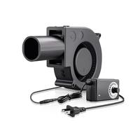 JOUFNING Ventilatore per Barbecue da 12 V - Ventilatore con Regolatore di velocità Variabile, Ventilatore Centrifugo per La Movimentazione dell'Aria, per Picnic All'aperto, Barbecue