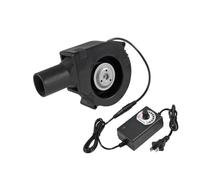 JOUFNING Ventilatore per Barbecue da 12 V - Ventilatore con Regolatore di velocità Variabile, Ventilatore Centrifugo per La Movimentazione dell'Aria, per Picnic All'aperto, Barbecue