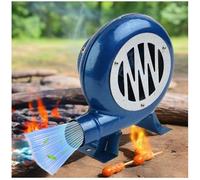 JOUFNING Ventilatore per Barbecue Manuale Ad Alta Resistenza, Ventilatore per Popcorn con Ingranaggi in Ferro, Accenditore per Fiamma, Pala per Ventilatore in Metallo(250W)
