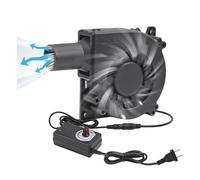 JOUFNING Ventilatore per Barbecue, Ventilatori Centrifughi A velocità Variabile con Spina CA 110 V/120 V, Accenditore A Carbone per Campeggio All'aperto, Picnic, Barbecue, Camino