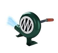 JOUFNING Ventilatore per Forgia da Fabbro A Manovella, Soffiatore per Barbecue, Griglia per Accendino A Carbone per Barbecue, Ventilatore Manuale per Campeggio(150W)