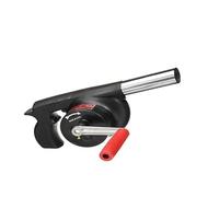JOUFNING Ventola Barbecue Manuale - Aeratore Portatile, con Controllo della velocità Maniglia E Pala del Ventilatore in Metallo, per Campeggio/Picnic/attività All'aperto