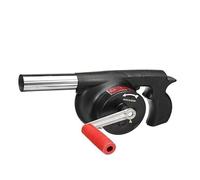 JOUFNING Ventola Barbecue Manuale - Aeratore Portatile per, con Controllo della velocità Maniglia E Pala del Ventilatore in Metallo, per Campeggio/Picnic/attività All'aperto