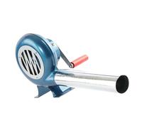 JOUFNING Ventola Barbecue Manuale - Soffiatore per Barbecue, con Condotto dell'Aria per Cottura, Pala del Ventilatore in Metallo, Accendino A Carbone Grill A Manovella(200W)