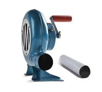 JOUFNING Ventola Barbecue Manuale - Ventilatore Manuale per Popcorn Iron Gear, Accendifuoco per Barbecue da Esterno, con Ingranaggio in Ferro per Condotto(80W)