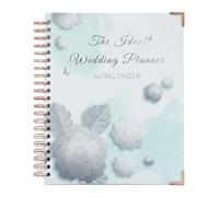 Joumitty Agenda e organizzatore di matrimoni 2024: Libro di pianificazione di nozze per la sposa, diario da 9,3 pollici x 11,3 pollici, libro regalo di fidanzamento
