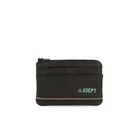 joumma bags,s.l. Adept Kurt - Portafoglio in pelle, 11 x 7 x 1,5 cm, colore: Nero/Bianco