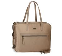 joumma bags,s.l. Il Potro Lana Borsa per Computer Portatile 15.6", Beige, 40 x 32 x 8 cm, Poliestere e PU, beige, Borsa per computer portatile