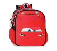 Joumma Disney Cars Mcqueen Red Zaino da Passeggiata Rosso 23x28x10 cm Poliestere