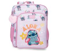 Disney Joumma Stitch You & Me Malva Zaino Scolastico 30x40x13 cm Poliestere 15.6L