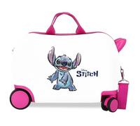 Joumma Disney Adorable Stitch Valigia per bambini Bianco 45 x 31 x 20 cm Rigido 1,8 kg Chiusura a combinazione laterale ABS 1,8 kg 27,9 L Bagaglio a mano, bianco, Taglia unica, Valigia per bambini