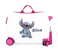 Joumma Disney Adorable Stitch Valigia per bambini Bianco 50 x 38 x 20 cm Rigido 1,8 kg Chiusura a combinazione laterale ABS 1,8 kg 38 L Bagaglio a mano, bianco, Taglia unica, Valigia per bambini