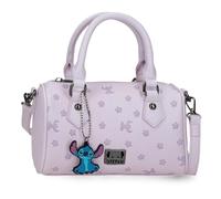 Joumma Disney Bloom Stitch Borsa Bowling Lilla 21x10x12 cm PU e Poliestere