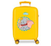Joumma Disney Classici 2 valigie da cabina giallo, 33 x 50 x 20 cm, rigido 2 kg, chiusura a combinazione laterale, in ABS, 2 kg, 33 l, bagaglio a mano, giallo, Taglia unica, Valigia cabina