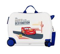 Joumma Disney Destination Cars Valigia per bambini bianco 50 x 38 x 20 cm Rigido 1,8 kg Chiusura a combinazione laterale ABS 1,8 kg 38 L Bagaglio a mano, bianco, Taglia unica, Valigia per bambini