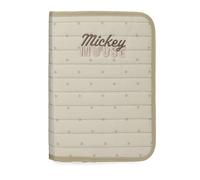 Joumma Disney Duna Mickey Portadocumenti Beige 19x26x2 cm Poliestere
