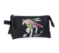 Joumma Disney Friends to Infinity and Beyond Astuccio Triplo Nero 22 x 12 x 5 cm Poliestere 1,32 L, Nero, Taglia unica, Astuccio triplo