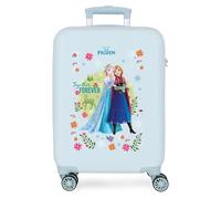 Joumma Disney Frozen Forever Valigia da cabina blu 38 x 55 x 20 cm Rigido 2 kg Chiusura a combinazione laterale ABS 2 kg 35 L Bagaglio a mano