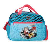 Joumma Disney Hight Speed - Borsa da viaggio blu, 40 x 28 x 22 cm, poliestere, 24,64 l