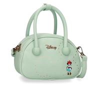 Joumma Disney Luxe Minnie Borsa a tracolla Turchese Verde 19x13x8 cm PU e Poliestere