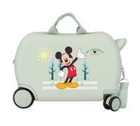 Joumma Disney Mickey Mountain Valigia per bambini verde 45 x 31 x 20 cm Rigido 1,8 kg Chiusura a combinazione laterale ABS 1,8 kg 27,9 L Bagaglio a mano, Verde, Taglia unica, Valigia per bambini