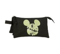 Joumma Disney Mickey Multiverse Astuccio Triplo Nero 22x12x5 cm Poliestere 1,32L, Nero, Taglia unica, Astuccio triplo