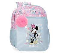 Joumma Disney Minnie Happy Zaino Scuola Adattabile a Carrello Blu 27 x 33 x 11 cm Poliestere 9,8 L, blu, Taglia unica, Zaino scuola adattabile a carrello