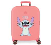 Joumma Disney Playful - Valigia da cabina rosa, 40 x 55 x 20 cm, rigida 2,74 kg, chiusura TSA integrata in ABS 2,74 kg, 37 l, estensibile bagaglio a mano